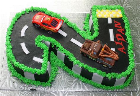 Best cake ideas for 2year old boys cars birthday cake for 1 year old ~ image inspiration of cake and. Number 2 (Two) Cars Birthday Cake - CakeCentral.com