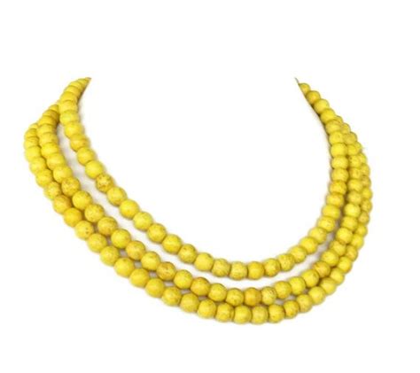 Chunky Dijon Mustard Yellow Bridal Jewelry By Wildflowersandgrace