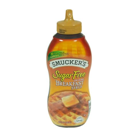 Smuckers Breakfast Syrup Low Calorie Sugar Free Diet Squeeze Bottle 14
