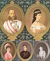 Emperor Franz Josef, Empress Elizabeth and children, Gisela, Rudolph ...