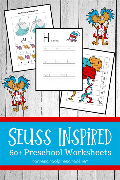Free Printable Dr Seuss Worksheets For Preschoolers Dr Seuss