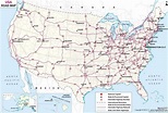 Interactive Interstate Highway Map map of us interstate system highway ...