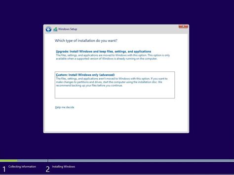 How To Perform A Custom Installation Of Windows Microsoft Community