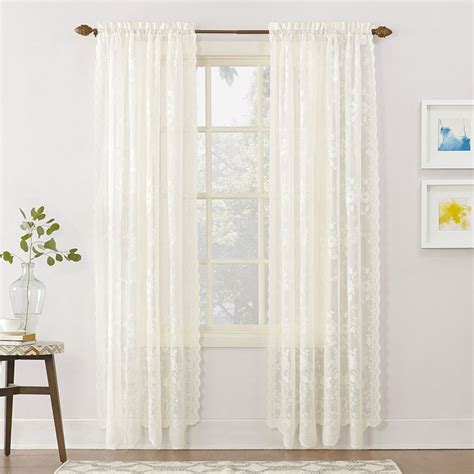 918 Floral Lace 58 X 63 Ivory The Home Depot Canada