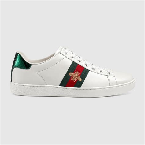 Ace Embroidered Low Top Sneaker Gucci Womens Sneakers 431942a38g09064