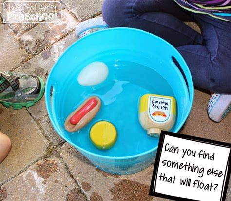 Preschool Sink Or Float Experiment Science Experiments For