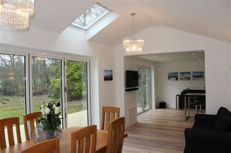 Any raised ceiling with the height of no less than 8 feet. Removed old conservatory and re built a new extension. To ...