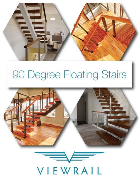 90­° Prefabricated Steel Stairs Floating Stairs Stairs Staircase