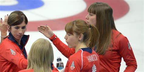 Sochi Winter Olympics 2014 Team Gb Womens Curling Team Win Bronze Medal