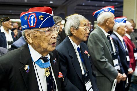 World War 2 Veterans Of The 442nd Infantry Regiment A Highly Decorated