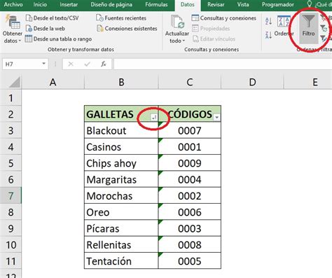 Cómo funcionan los filtros en Excel Conceptos Básicos De Excel Excel Intermedio