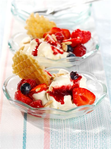 Ice Cream With Mixed Berries Recipe Eat Smarter Usa