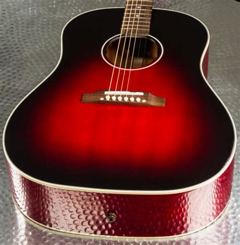 Gibson Slash J 45 Vermillion Burst Electro Acoustic Guitar