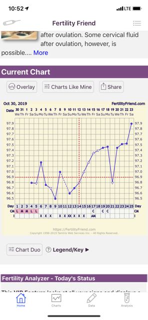 My Bbt Chart Was A Bfp Chart Glow Community