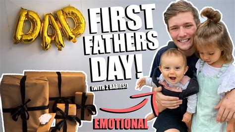 EMOTIONAL FATHER S DAY SURPRISE CASEY S FIRST FATHER DAYS AS A DAD