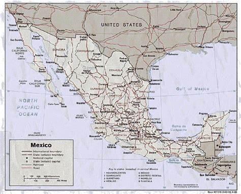 Printable Map Of Mexico Printable Maps