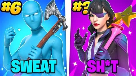 Top 10 Most Tryhard Skin Combos In Fortnite Youtube