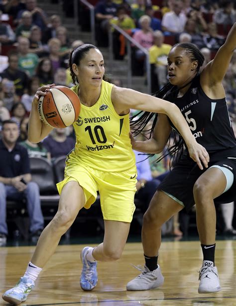 Growing up, sue bird found her supportive community in sports. Storm's Sue Bird needs surgery, will be out indefinitely