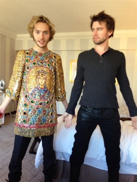 Torrance Coombs And Toby Regbo
