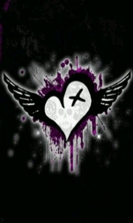 Awesome Emo Heart With Wings Emo Wallpaper Emo Pictures Emo
