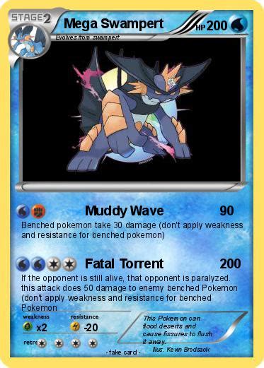 Pokémon Mega Swampert 6 6 Muddy Wave My Pokemon Card