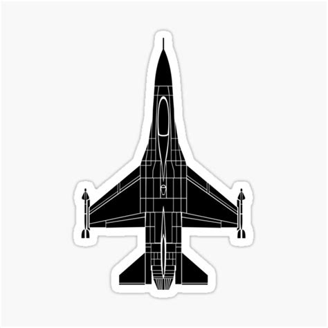 Home Décor Stickers Us Air Force F 16 Fighting Falcon Fighter Jet