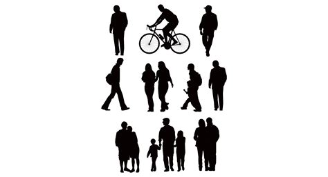 Silhouettes Of People