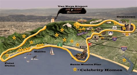 31 Malibu Celebrity Homes Map Maps Database Source