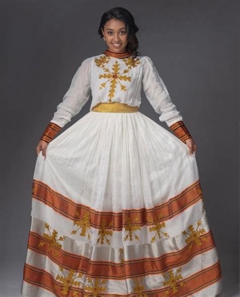 Eritrean And Ethiopian Couple Habesha Traditional Dress Lupon Gov Ph