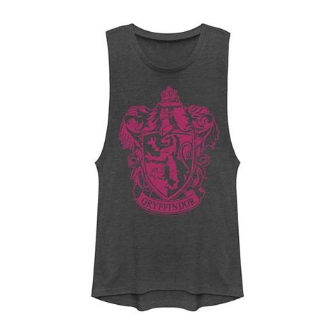 Juniors Harry Potter Gryffindor Simple House Crest Muscle Tank Top