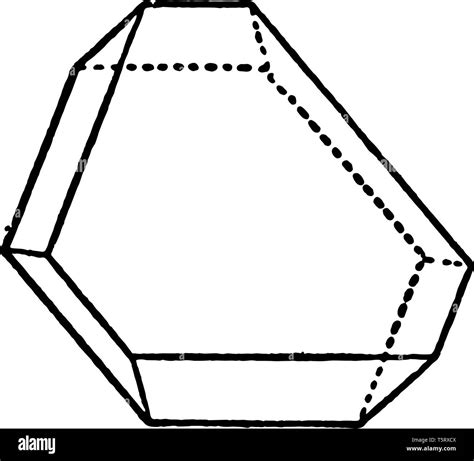 Un Diagrama De Deformación Octahedra Se Extiende En La Dirección De