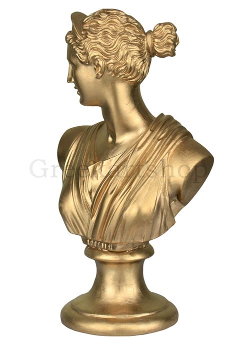 D Esse Grecque Romaine Art Mis Diane Buste T Te Moul E Statue Etsy France