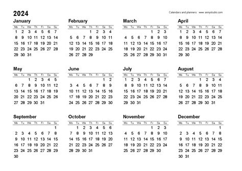 Free Printable Calendar A Size Calendar Printable