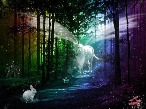 Magical Forest Scene Magical
