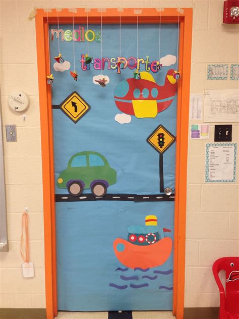 Transportation Door Art Classroom Decor Classroom Themes Preschool