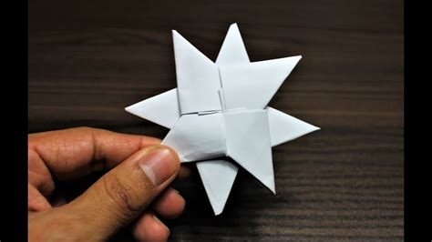 How To Make A Paper Double Ninja Star Origami Star Paper Ninja Star