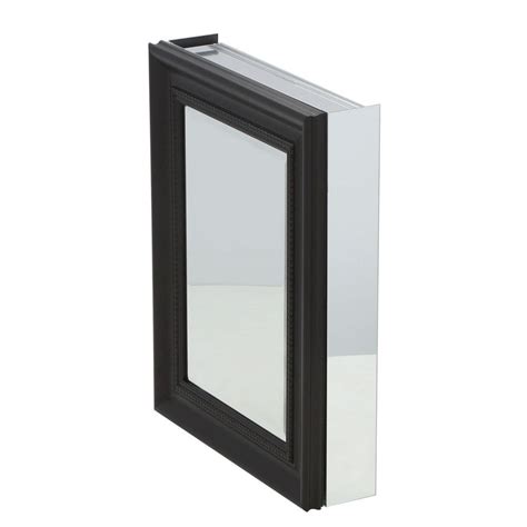 The medicine cabinet gets an upgrade with the mirror. Pegasus 20 in. x 26 in. Framed Recessed or Surface-Mount ...