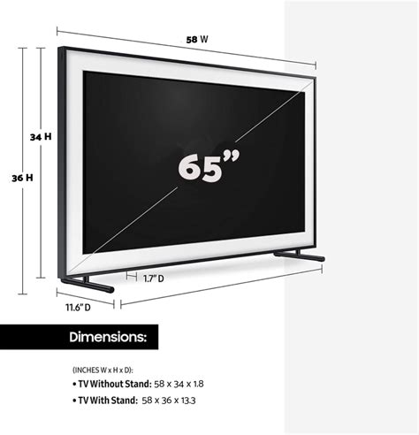How Wide Is A 65 Inch TV What Are The Dimensions Of A 65 Inch Tv