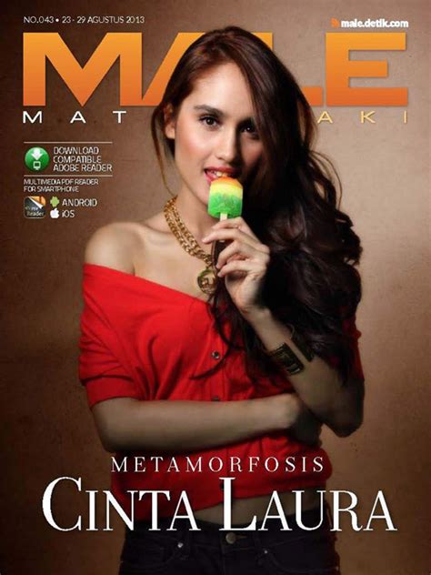 Cover Cinta Laura Model Majalah Male Agustus 2013 Mazda News
