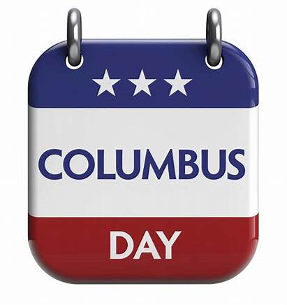Columbus Closed American Holiday Office Flag Clipart
