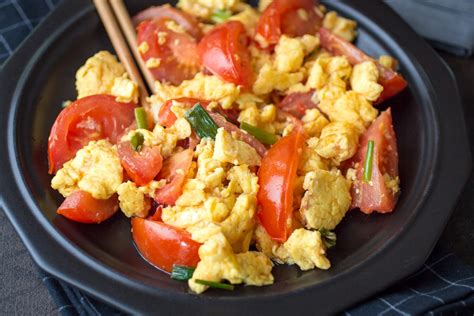 Easy Chinese Tomato Eggs Recipe The Wanderlust Kitchen