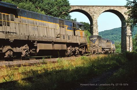 07 19 1974 Lanesboro Pa Lanesboro Railroad Pictures Railroad