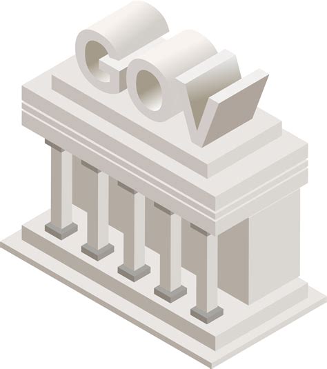 3d Government Icon 15079411 Png
