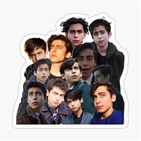 Aidan Gallagher Number 5 Group Sticker For Sale By Chaoticvibes