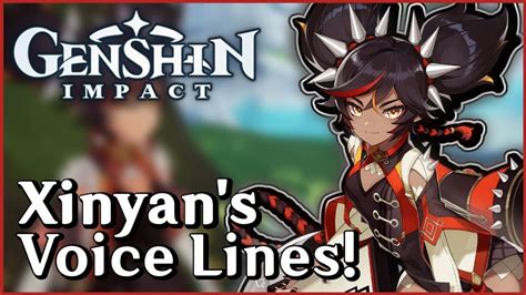 Genshin Impact Voice Lines ~ Xinyan ~ All Languages Youtube