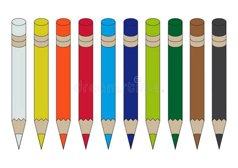 Ten Pencils Stock Illustrations 43 Ten Pencils Stock Illustrations