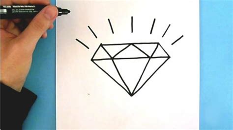 Diamante Que Brilla Ideas De Dibujos Chulos Para Calcar Dibujo Marcador