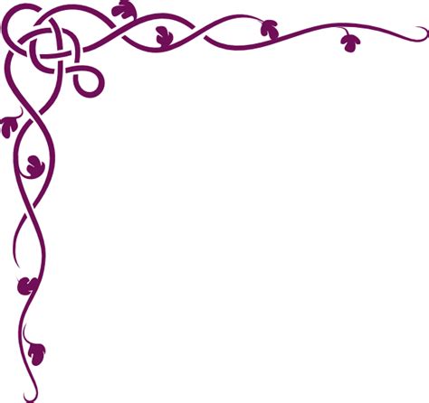 Purple Scroll Clip Art At Vector Clip Art Online Royalty