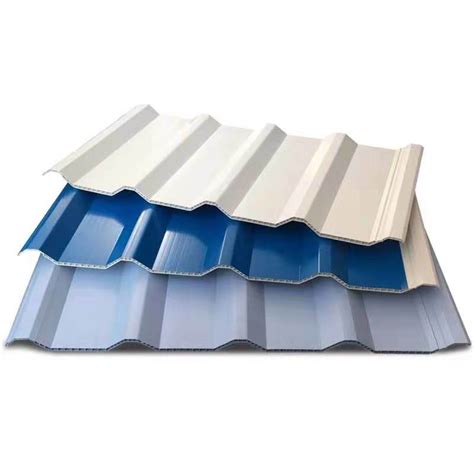 Heat Insulation Upvcpvc Hollow Corrugated Roof Sheet China Plastic