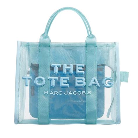 Marc Jacobs Totes The Mesh Tote Bag Medium In Blauw Vergelijk Prijzen